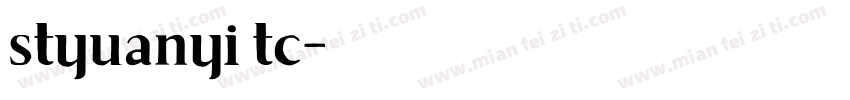 styuanyi tc字体转换